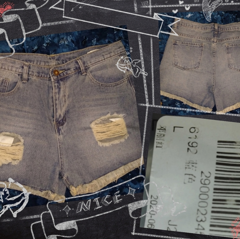 - Ladies NWT distressed shorts